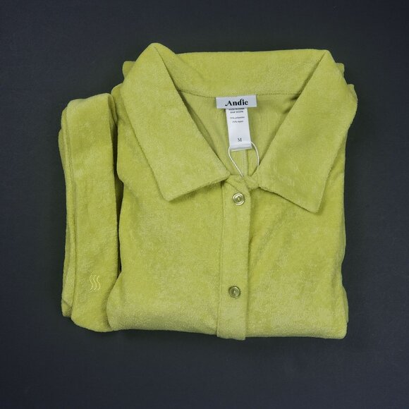 Andie The Button Up Romper Honeysuckle Womens Medium Beach Resort Vacay Wear NWT - Picture 16 of 16